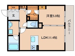 奈良駅 徒歩11分 3階の物件間取画像